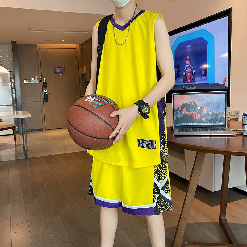 317 yellow (top+shorts)